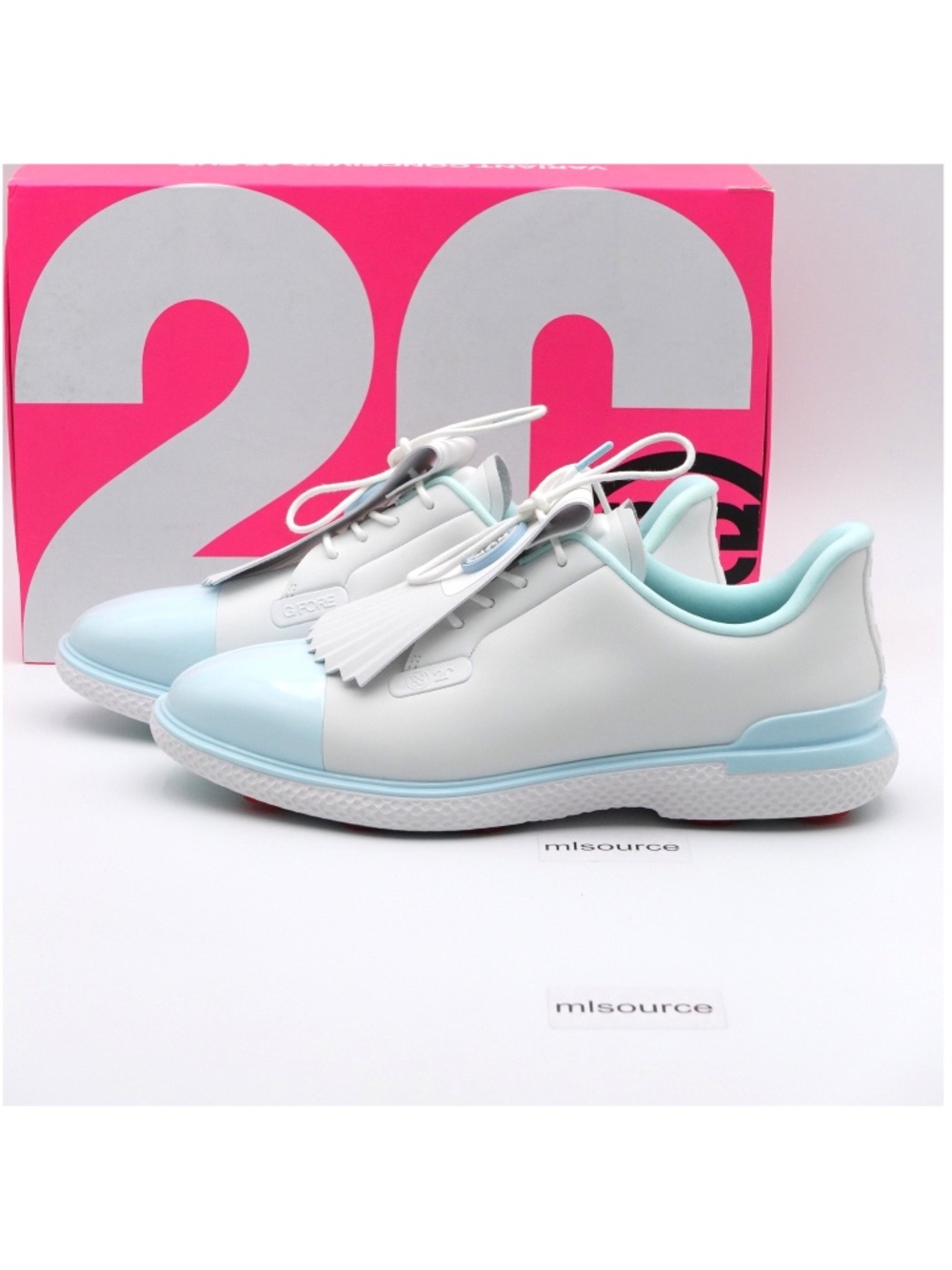 NEW Size 10 Women's G/FORE LTD ED Gallivan2R T.P.U. Stud Cap Toe Shoes Snow/DayB
